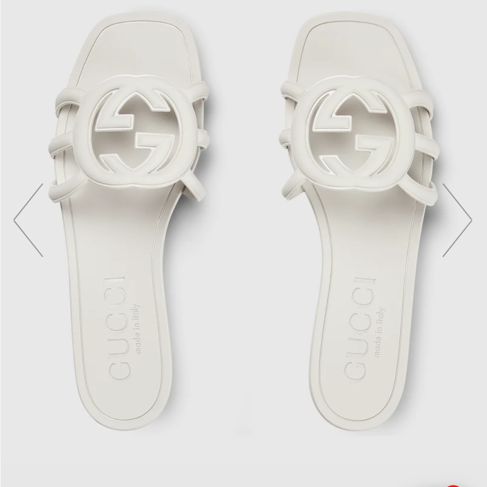 Gucci interlocking G slide sandal